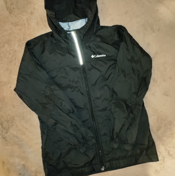 Columbia | Shell Windbreaker Jacket Black Size Kids Medium 10/12 Unisex - Picture 1 of 14